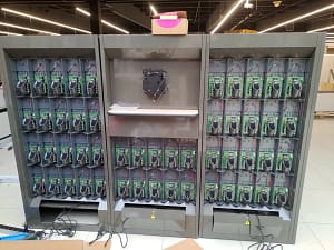 Installation mur scannettes